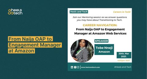 From Naija OAP to Engagement Manager Amazon